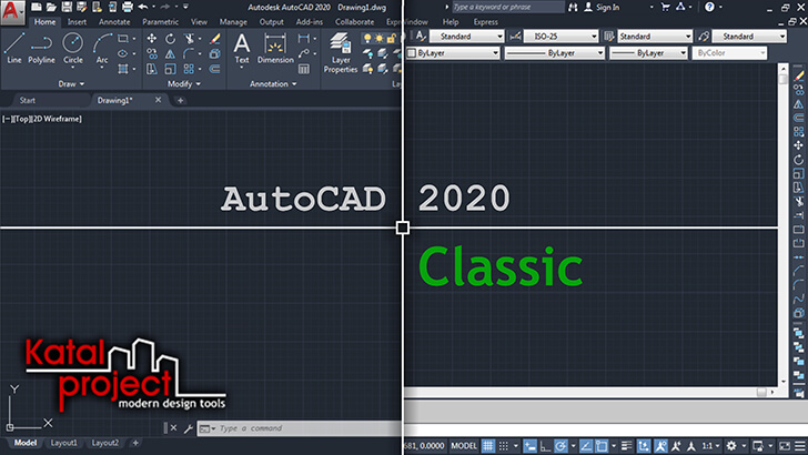 Настройка интерфейса (классический вид) — статья об AutoCAD