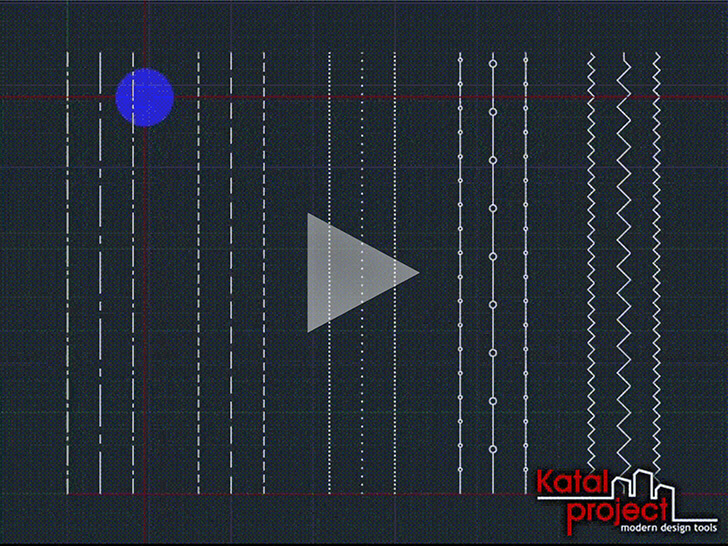 AutoCAD 2020 › Properties (polyline) › General › Linetype scale