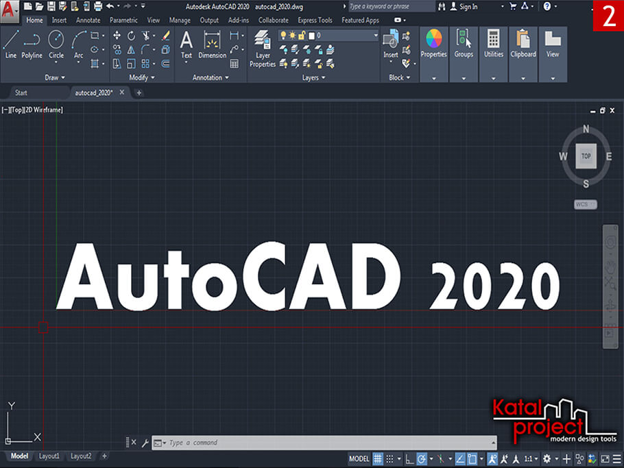 AutoCAD 2020 > Интерфейс по умолчанию