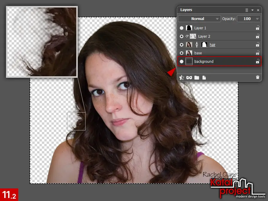 AliveColors 10.0 – Cutting Hair – Step 11.2 – Final Document