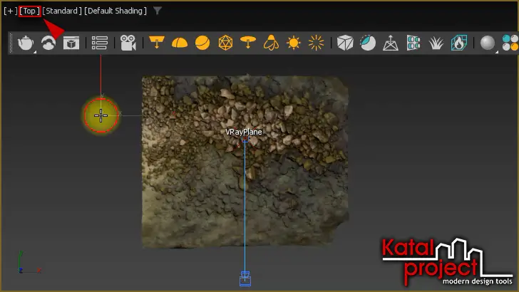 V-Ray 6 for 3ds Max – Clouds with V-Ray Sun and Sky System – Step 2.1